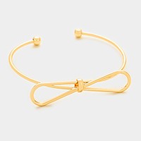Metal Bow Cuff Bracelet