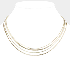 3PCS - Metal Snake Chain Necklaces