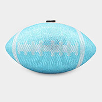Rhinestone Football Evening Clutch / Crossbody Bag