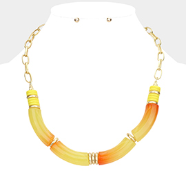 Ombre Resin Necklace