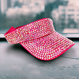 Bling Studded Visor Hat
