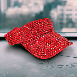 Bling Studded Visor Hat