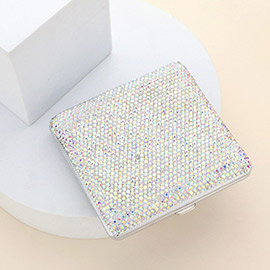 Bling Square Money Clip Cigarette Case
