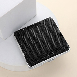 Bling Square Money Clip Cigarette Case