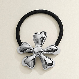 Metal Flower Pointed Hair Band