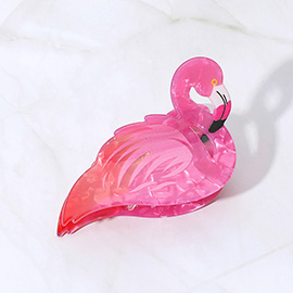 Flamingo Hair Claw Clip