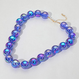 Resin Ball Necklace
