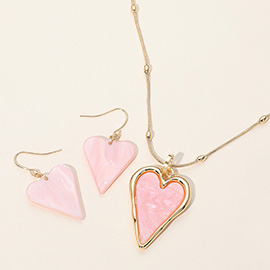 Heart Cluster Pendant Necklace