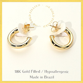 18K Gold Filled Mini Hoop Earrings