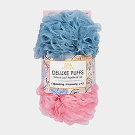 2PCS - Deluxe Shower Puffs