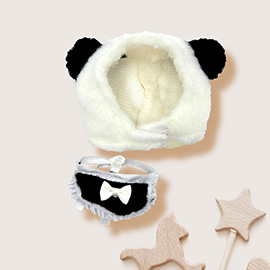 Mini Doll Panda Costume Outfit Set
