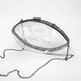 Foot Ball Transparent Clutch / Crossbody Bag