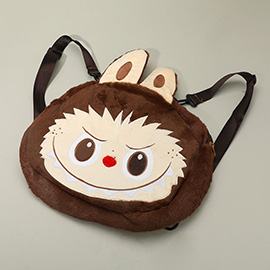 Kids Plush Monster Bunny Character Backpack Bag Shoulder Bag