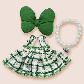 Mini Doll Tweed Dress Outfit Set