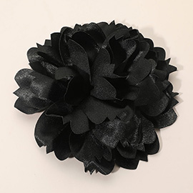 Oversized Statement Satin Floral Pin Brooch Hair Clip