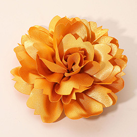 Oversized Statement Satin Floral Pin Brooch Hair Clip