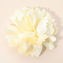 Oversized Statement Satin Floral Pin Brooch Hair Clip