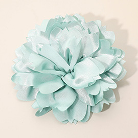 Oversized Statement Satin Floral Pin Brooch Hair Clip