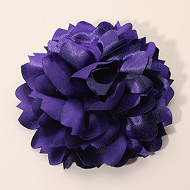 Oversized Statement Satin Floral Pin Brooch Hair Clip