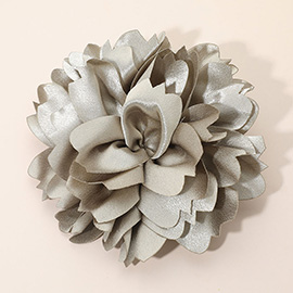Oversized Statement Satin Floral Pin Brooch Hair Clip