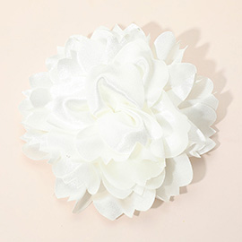 Oversized Statement Satin Floral Pin Brooch Hair Clip