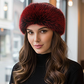 Elegant Faux Fur Winter Headband Earmuff