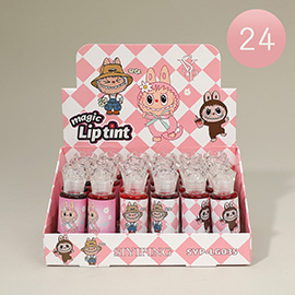 24PCS - Monster Bunny Character Magic Lip Tints