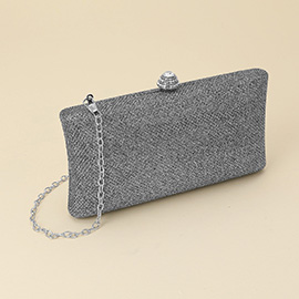 Crystal Rhinestone Studded Crossbody Evening Clutch Bag