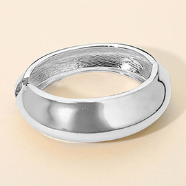 Metal Hinged Bangle Bracelet