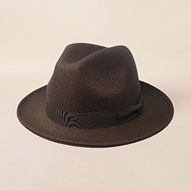 Bow Band Classic Fedora Hat