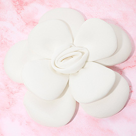 Bold Fabric Flower Statement Hair Clip Pin Brooch