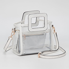 Transparent 3-piece Crossbody Handbag Set