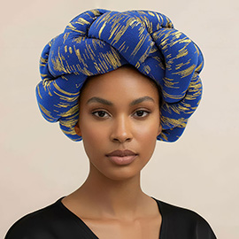 Thick Knot Padded Braided Turban Hair Wrap