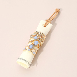 12PCS - Assorted Stacking Ring Set